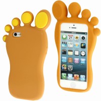 Silicone 3D Footed Case for 5 & 5S